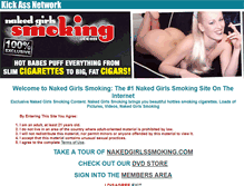 Tablet Screenshot of nakedgirlssmoking.com